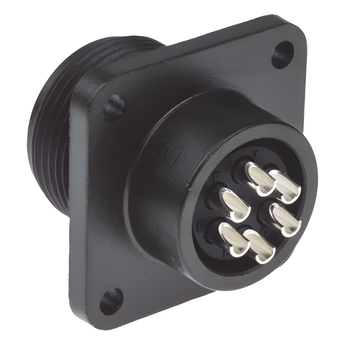 Cableado estructurado Syscom Parts 654-MS3102A14S-6S
