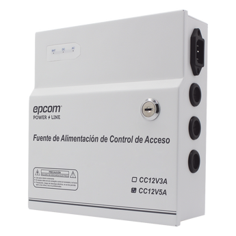 Fuentes de alimentación para seguridad EPCOM Powerline AC-PS-T12-05
