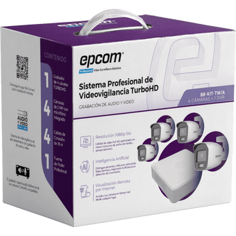 Kits de videovigilancia EPCOM Professional B8-KIT-TWA