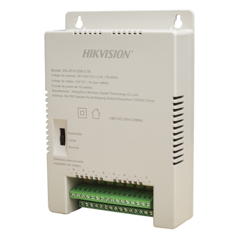 Fuentes de alimentación para seguridad Hikvision DS-2FA1208-C16/K