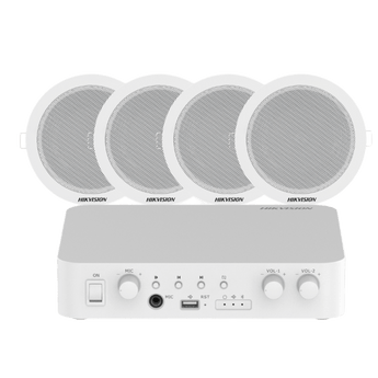 Audio residencial y comercial Hikvision DSQAEKIT0206/ST