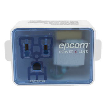 Multicontactos y protectores contra picos EPCOM Powerline EPLSPWLED