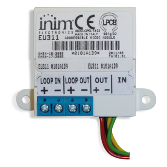 Paneles de detección de incendio Inim Electronics EU-311