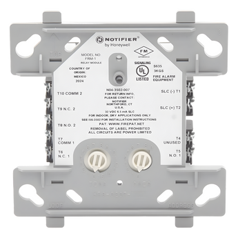Paneles de detección de incendio Notifier FRM-1