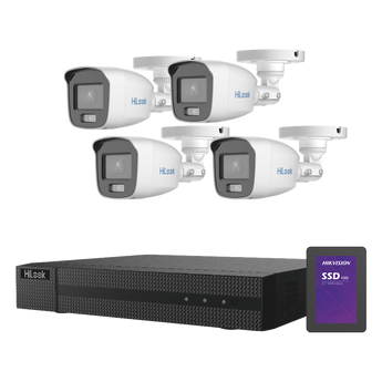 Kits de videovigilancia HiLook ColorVu HL-1080-CV/A/512GB