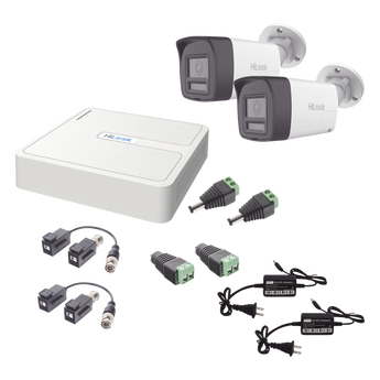 Kits de videovigilancia HiLook ColorVu HL-1080P-2B-TWA
