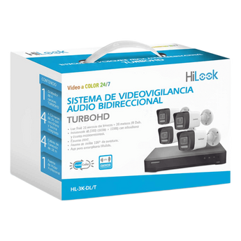 Kits de videovigilancia HiLook AcuSense HL-3K-DL/T