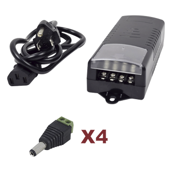 Fuentes de alimentación para seguridad EPCOM Powerline K2-PS12DC4C