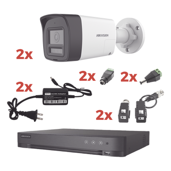 Kits de videovigilancia Hikvision ColorVu KH-1080P-2B-TWA