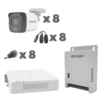 Kits de videovigilancia Hikvision KH1080P8BFH