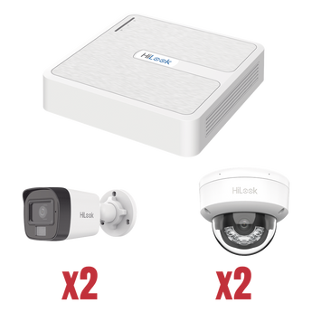 Kits de videovigilancia HiLook KIP2MP/2B2D