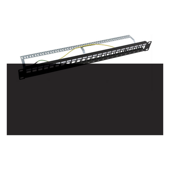 Cableado estructurado LinkedPro LP-PP-23-STP-BK-24P