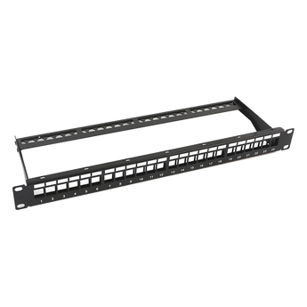 Cableado estructurado LinkedPro LP-PP-23-UTP-BK-24P