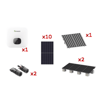 Energía solar Growatt MIN6000KIT1