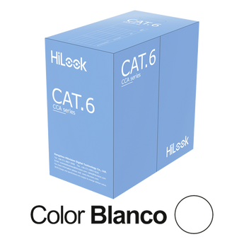 Cable UTP en bobina HiLook NC-1LN6UU/CCA/M