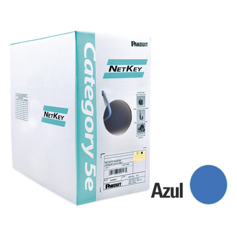Cable UTP en bobina Panduit NUC5C04BU-CE