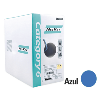 Cable UTP en bobina Panduit NUC6C04BU-ME