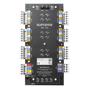 Control de acceso y asistencia Suprema BioStation OM120