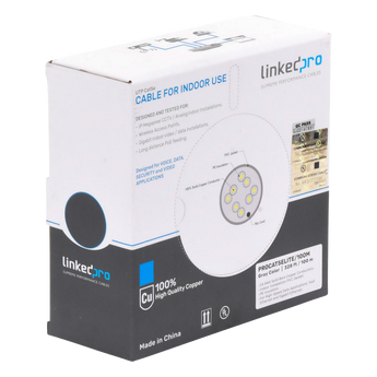 Cable UTP en bobina LinkedPro PRO-CAT-5E-LITE/100M