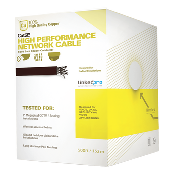 Cable UTP en bobina LinkedPro PRO-CAT-5E-W/500