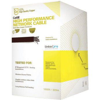Cable UTP en bobina LinkedPro PRO-CAT-5E-W-V2