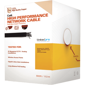 Cable UTP en bobina LinkedPro PRO-CAT-6-PLUS/500-V2