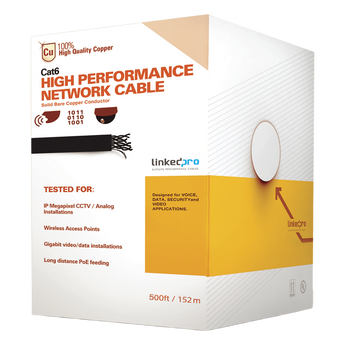Cable UTP en bobina LinkedPro PRO-CAT-6-PLUS/500