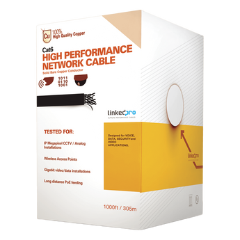 Cable UTP en bobina LinkedPro PRO-CAT-6-PLUS