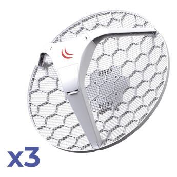 Enlaces inalámbricos punto a punto MikroTik RBLHG5KIT