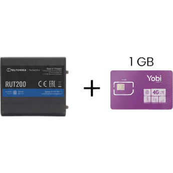Routers Teltonika RUT200+1GBYOBI