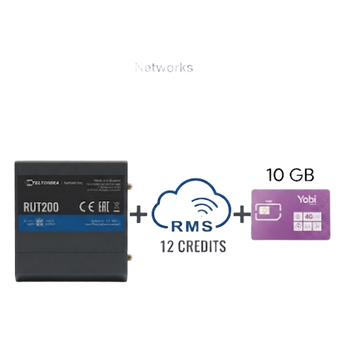 Routers Teltonika RUT200+1YRMS+10GBYOBI