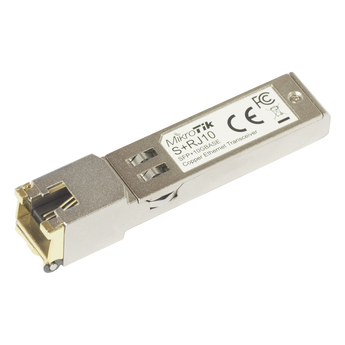 Fibra óptica y GPON MikroTik S+RJ10
