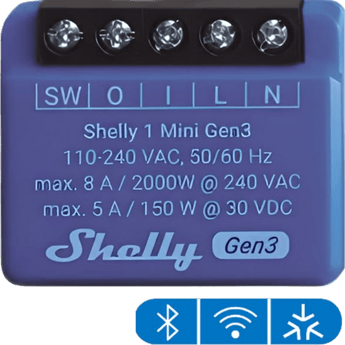 Alarmas Shelly SHELLY1MINIGEN3