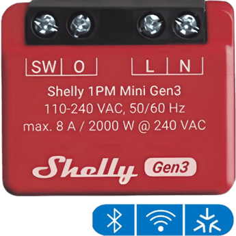 Smart home Shelly SHELLY1PMMINIGEN3