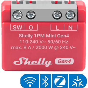 Smart home Shelly SHELLY1PMMINIGEN4