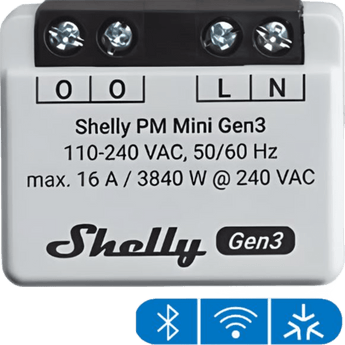 Smart home Shelly SHELLYPMMINIGEN3