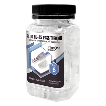 Jacks y conectores LinkedPro TC6-PASSR