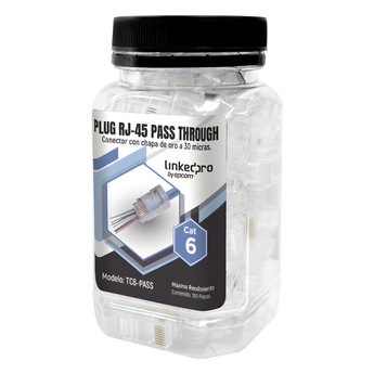 Jacks y conectores LinkedPro TC6-PASS