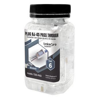 Jacks y conectores LinkedPro TC6S-PASS