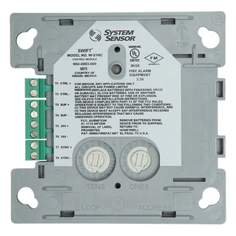 Paneles de detección de incendio System Sensor W-SYNC