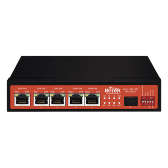Switches Wi-Tek WI-PS306GF-UPS-15A