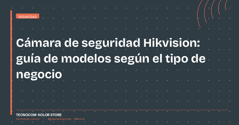 Cámara de seguridad Hikvision: guía de modelos según el tipo de negocio