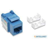 Jacks y conectores Intellinet azul