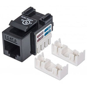 Jacks y conectores Intellinet negro