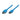 Cable Manhattan azul