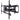 Soporte Manhattan 37" negro