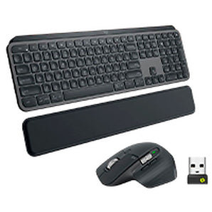 Kit teclado y mouse Logitech Mx Keys negro