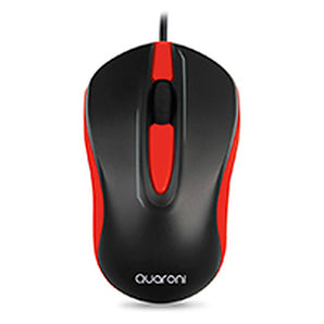 Mouse Quaroni MAQ01R rojo